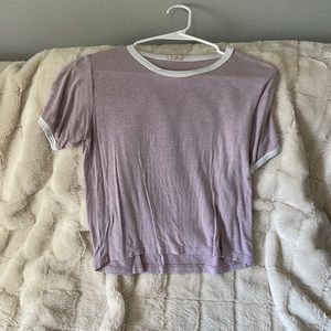 Striped pink crop top